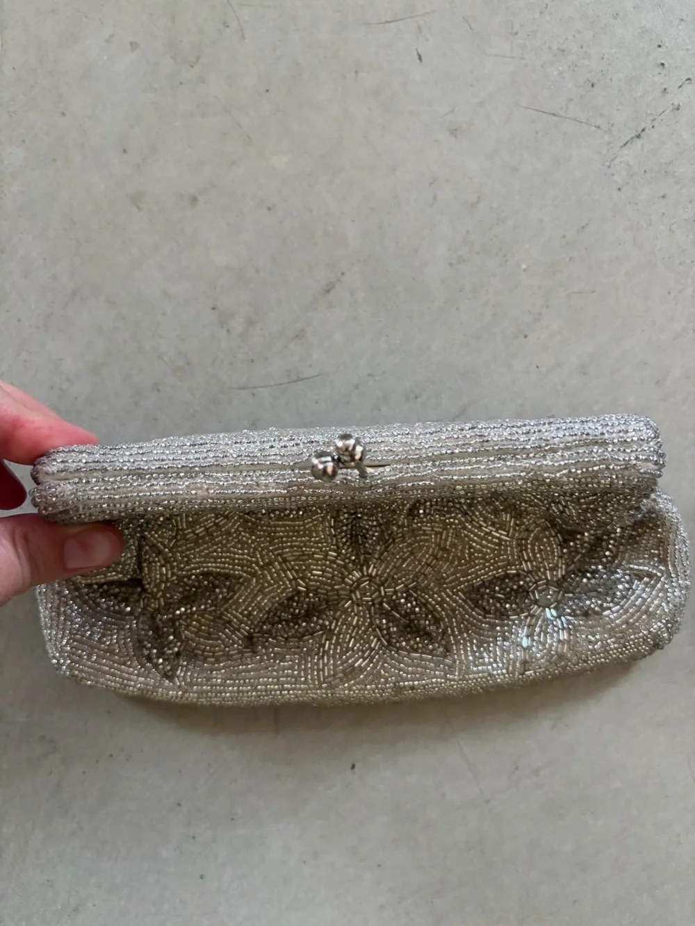 Vintage Beaded Clutch